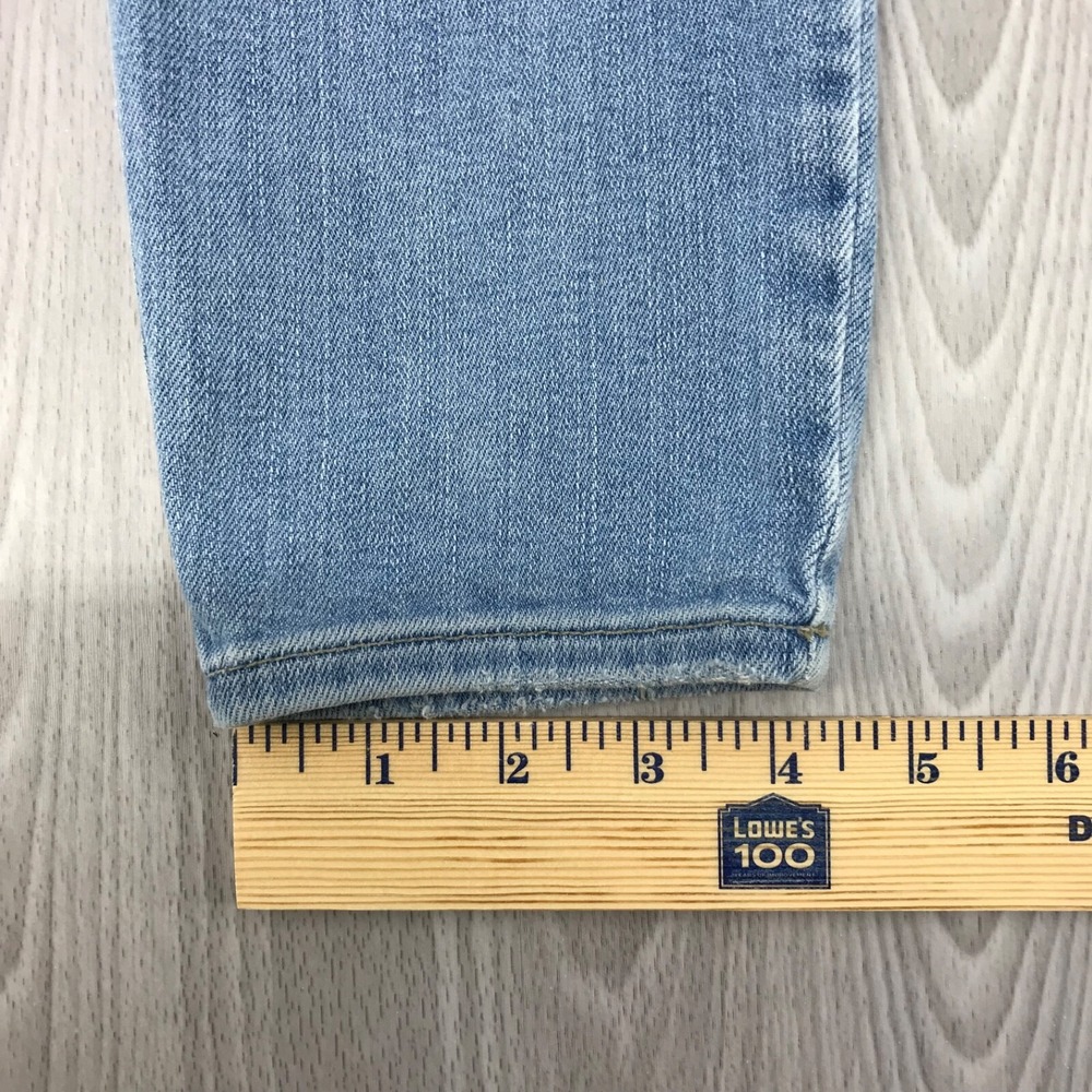 Frame Le High Skinny Jeans Light Wash Blue High Rise Denim 25 - Picture 9 of 10